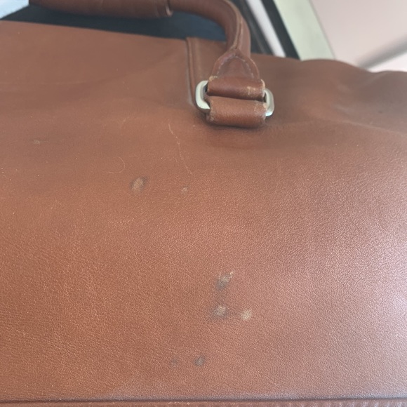 COACH LEATHER SIGNATURE DUFFLE - Picture 2 of 7